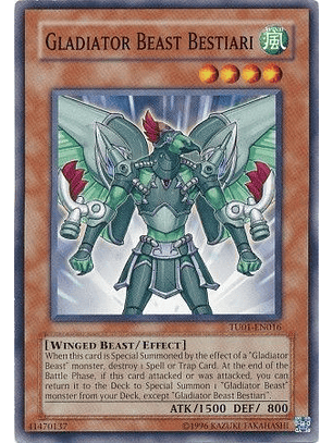 Gladiator Beast Bestiari - TU01-EN016 - Common (jugada)