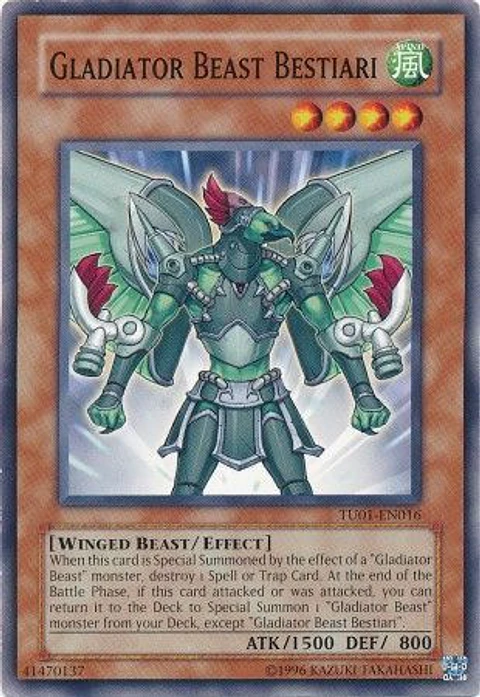 Gladiator Beast Bestiari - TU01-EN016 - Common (jugada)