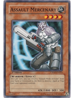 Assault Mercenary - CRMS-EN023 - Common