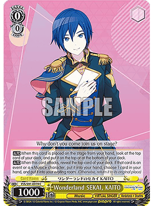 Wonderland SEKAI, KAITO - PJS/S91-E019 C - Common 