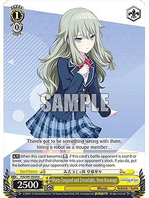 Sharp-Tongued and Unsociable, Nene Kusanagi - PJS/S91-E020 C - Common 