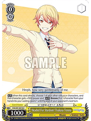 Headed For Stardom! Tsukasa Tenma - PJS/S91-E018 C - Common 