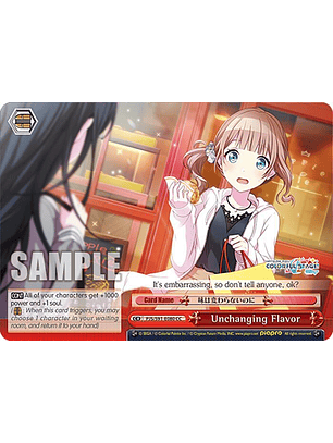 Unchanging Flavor - PJS/S91-E080 CC - Climax Common 