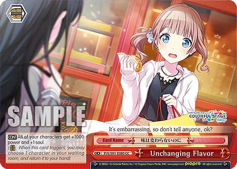 Unchanging Flavor - PJS/S91-E080 CC - Climax Common 