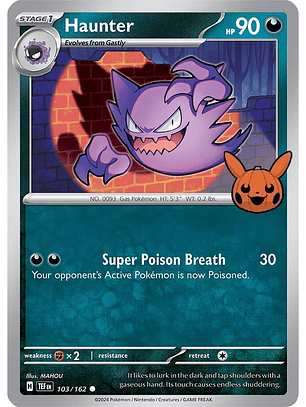 Haunter - 103/162 - Common