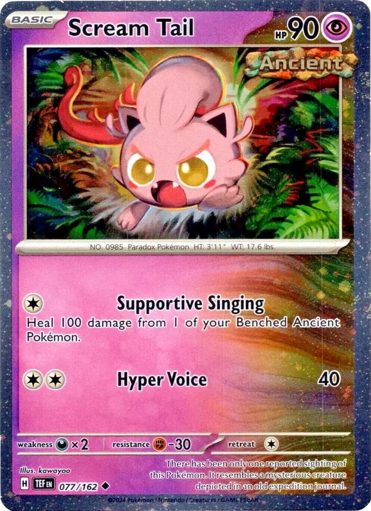 Scream Tail - 077/162 - Uncommon - TEF 3