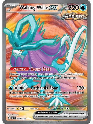 Walking Wake ex - 189/162 - TEF - Ultra Rare