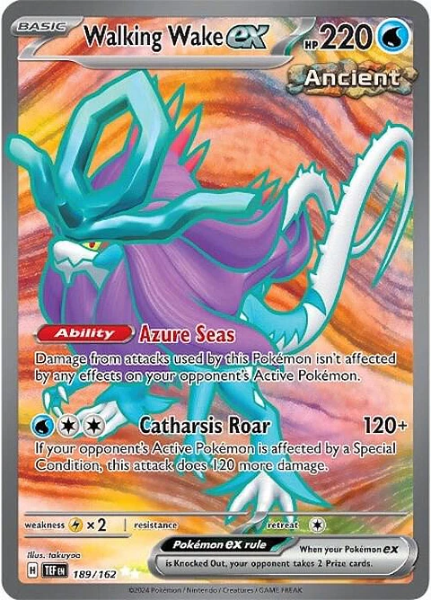 Walking Wake ex - 189/162 - TEF - Ultra Rare