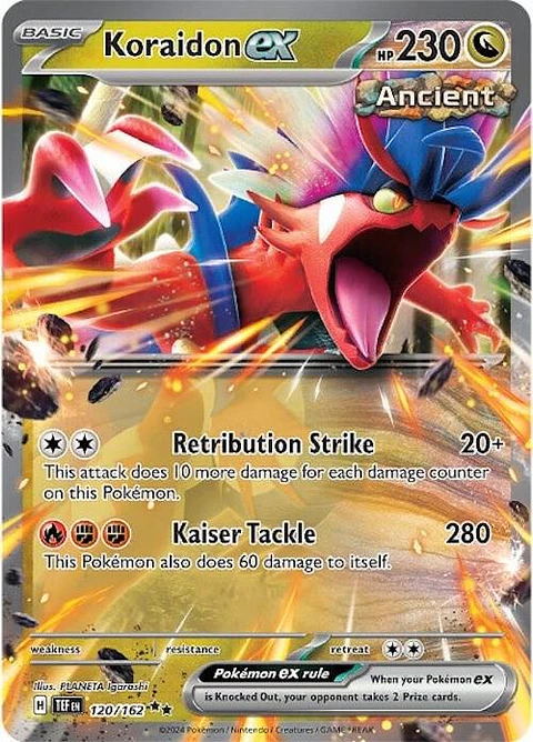 Koraidon ex - 120/162 - Ultra Rare - Tef