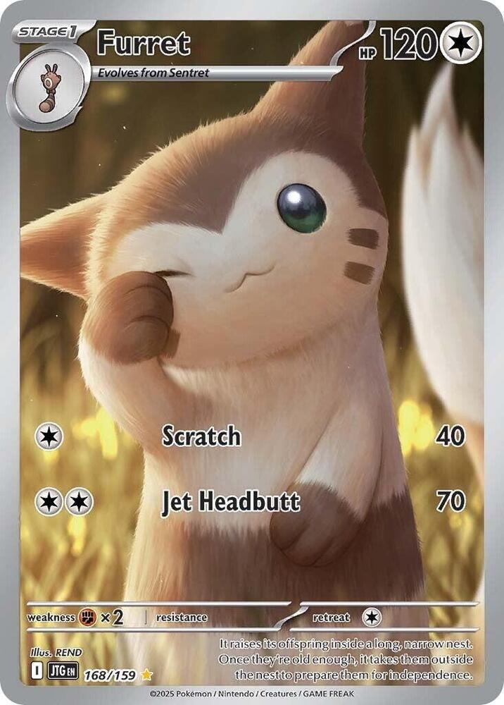 Furret - 168/159 - Illustration Rare - Jtg 1