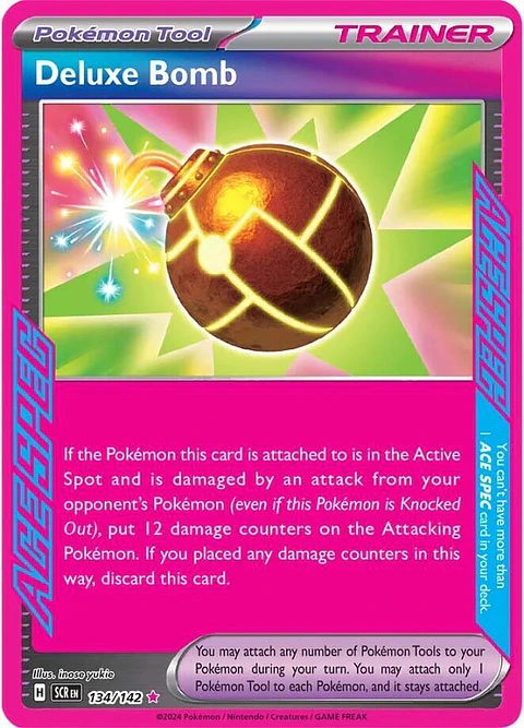Deluxe Bomb - 134/142 - Ace Rare - Scr