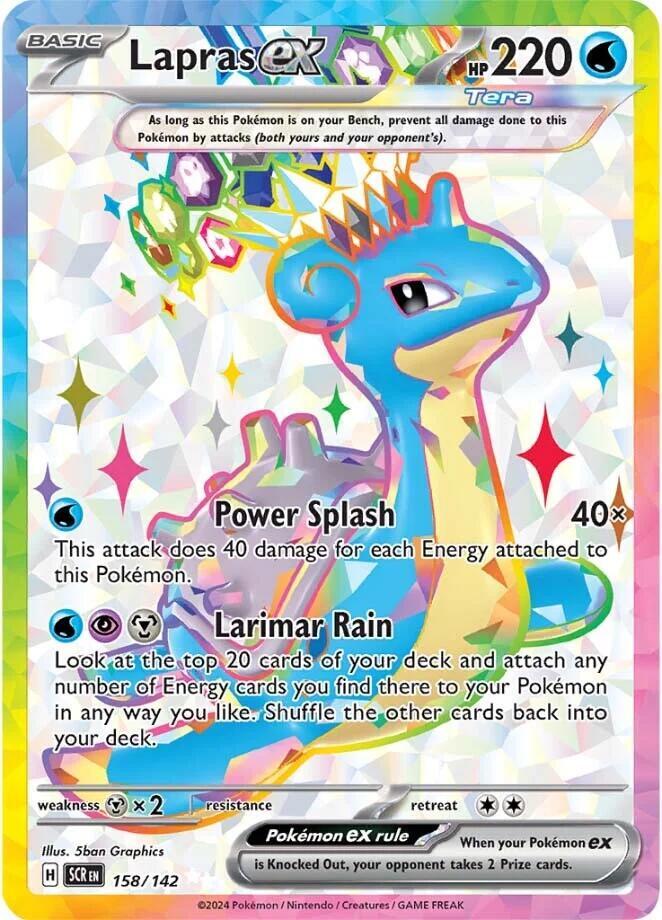 Lapras ex - 158/142 - Full Art Secret Rare 1