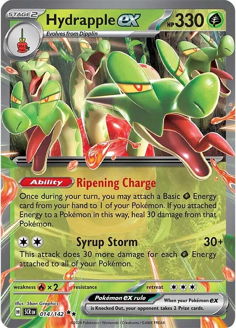 Hydrapple ex - 014/142 - Ultra Rare - S