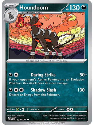 Houndoom - 133/197 - Uncommon - Obf