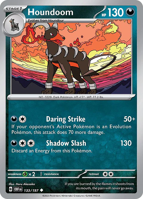 Houndoom - 133/197 - Uncommon - Obf