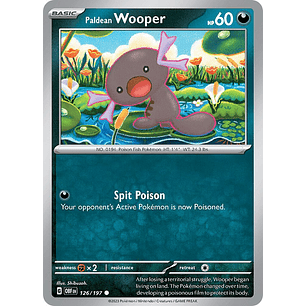 Paldean Wooper - 126/197 - Common - Obf