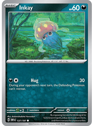 Inkay - 137/197 - Common - Obf