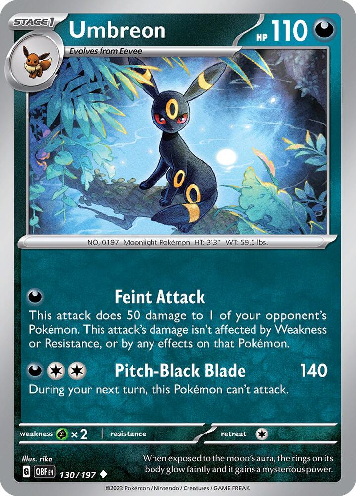 Umbreon - 130/197 - Uncommon - Obf 1