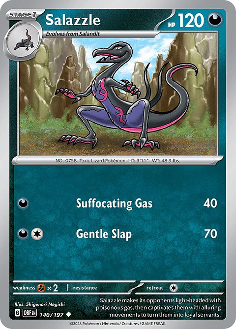 Salazzle - 140/197 - Uncommon - Obf