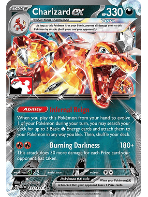 Charizard ex - 125/197 - Ultra Rare - Obf