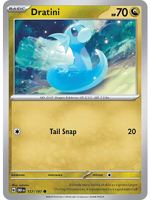 Dratini - 157/197 - Common - Obf
