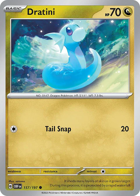Dratini - 157/197 - Common - Obf