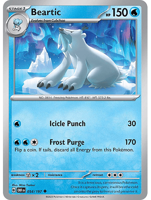 Beartic - 054/197 - Uncommon - Obf