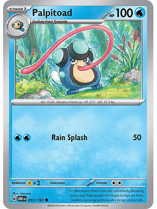 Palpitoad - 051/197 - Common - Obf