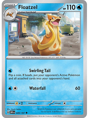 Floatzel - 049/197 - Uncommon - Obf