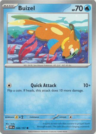 Buizel - 048/197 - Common - Obf 1