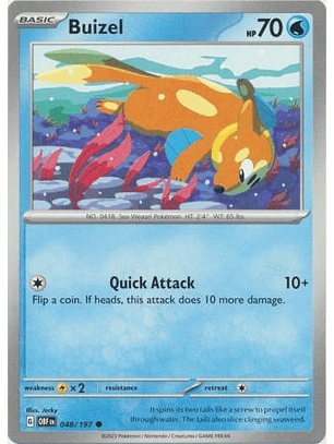 Buizel - 048/197 - Common - Obf