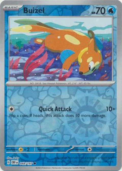 Buizel - 048/197 - Common - Obf