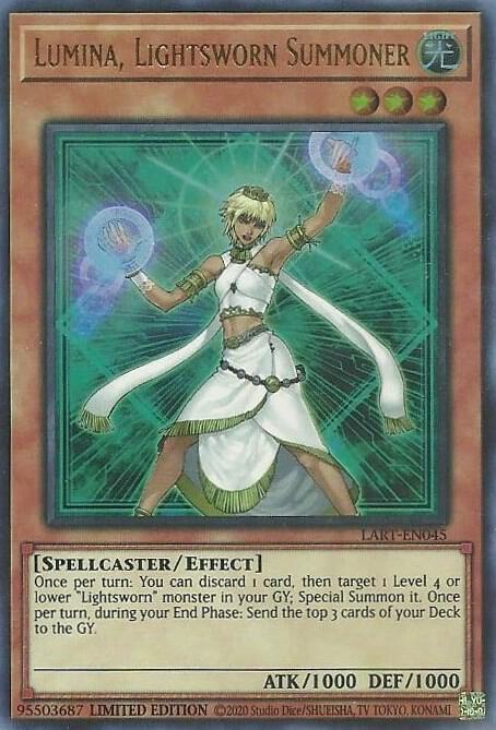 Lumina, Lightsworn Summoner - LART-EN045 - Ultra Rare 1