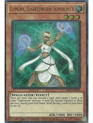 Lumina, Lightsworn Summoner - LART-EN045 - Ultra Rare