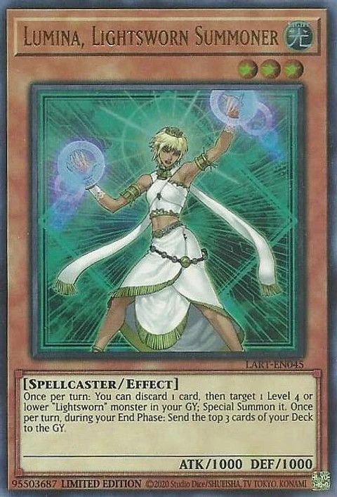 Lumina, Lightsworn Summoner - LART-EN045 - Ultra Rare