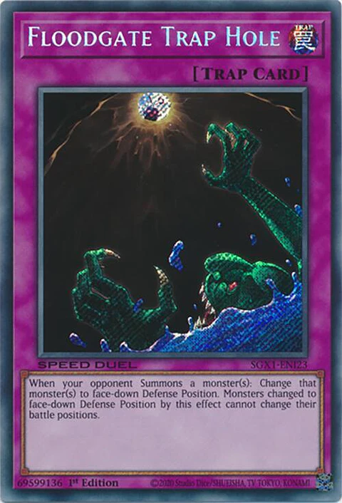 Floodgate Trap Hole - SGX1-ENI23 - Secret Rare