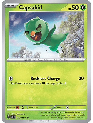 Capsakid - 023/197 - Common - Obf