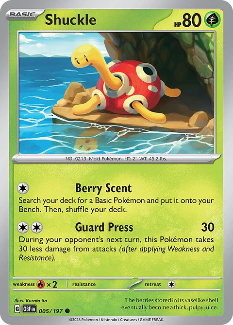 Shuckle - 005/197 - Common - obf