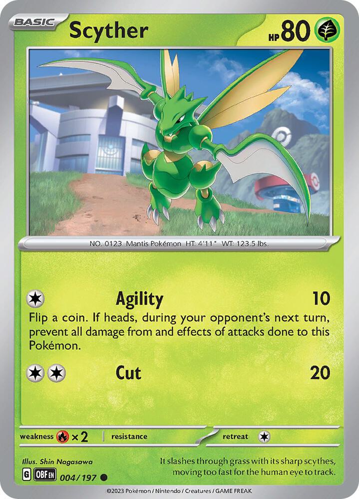 Scyther - 004/197 - Common - Obf 1
