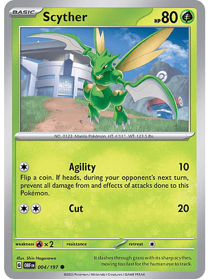 Scyther - 004/197 - Common - Obf