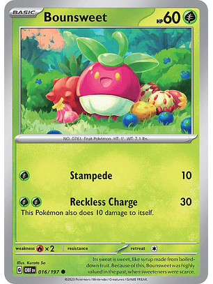 Bounsweet - 016/197 - Common - Obf