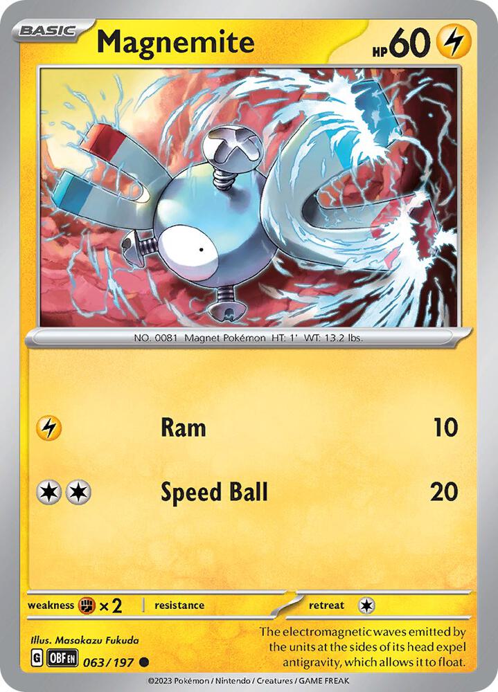 Magnemite - 063/197 - Común - Obf 1