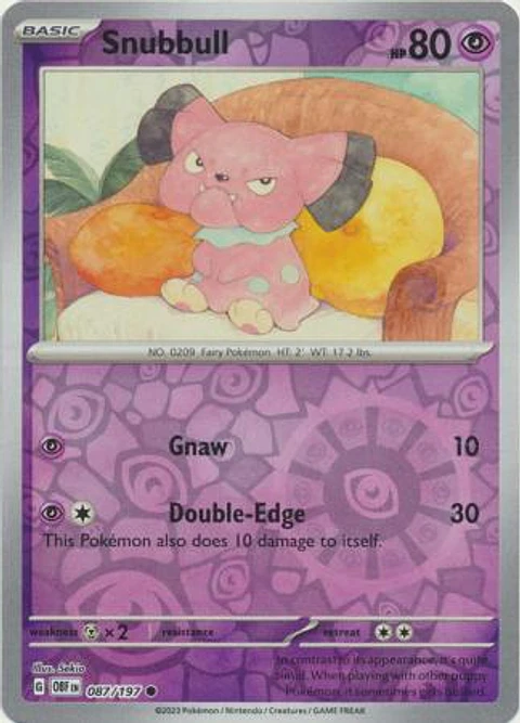 Snubbull - 087/197 - Common - Obf