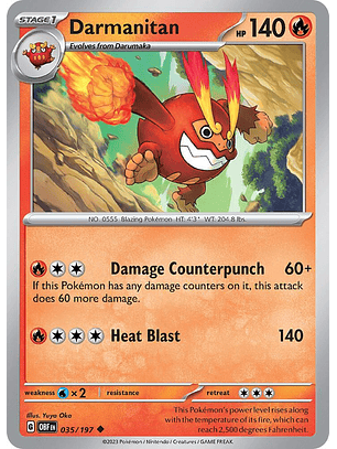 Darmanitan - 035/197 - Uncommon - Obf