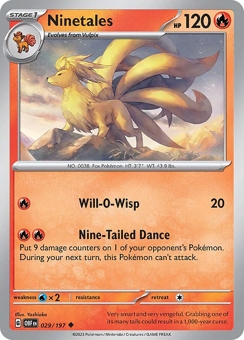 Ninetales - 029/197 - Uncommon - Obf
