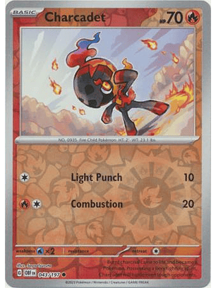 Charcadet - 043/197 - Common - Obf