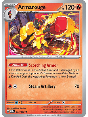 Armarouge - 044/197 - Uncommon - Obf