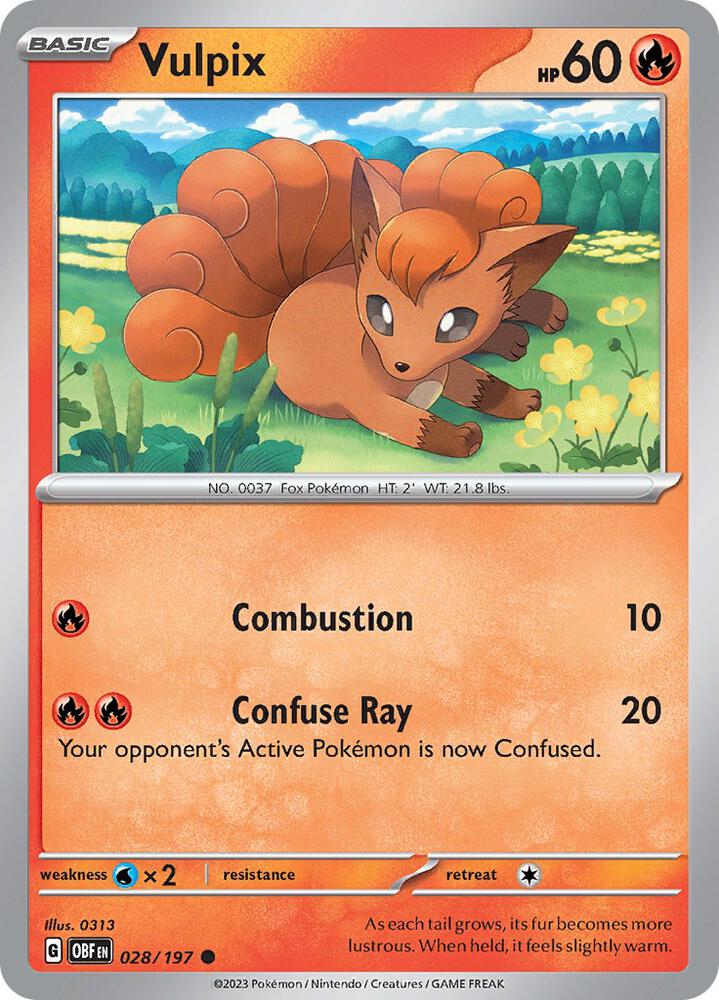 Vulpix - 028/197 - Common - Obf 1