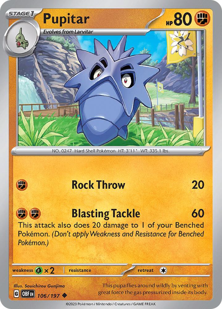 Pupitar - 106/197 - Uncommon - Obf 1