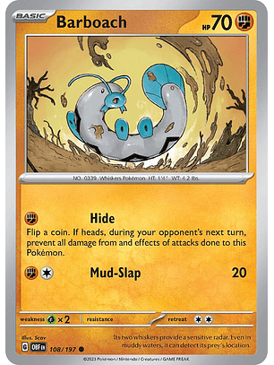 Barboach - 108/197 - Common - Obf